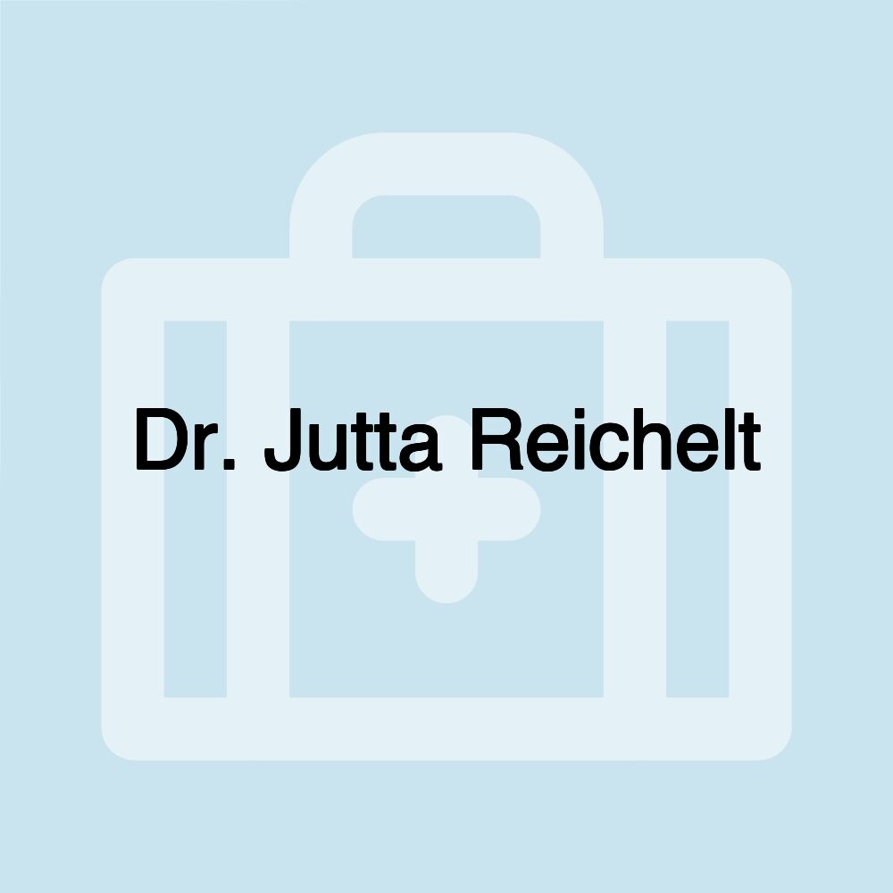 Dr. Jutta Reichelt