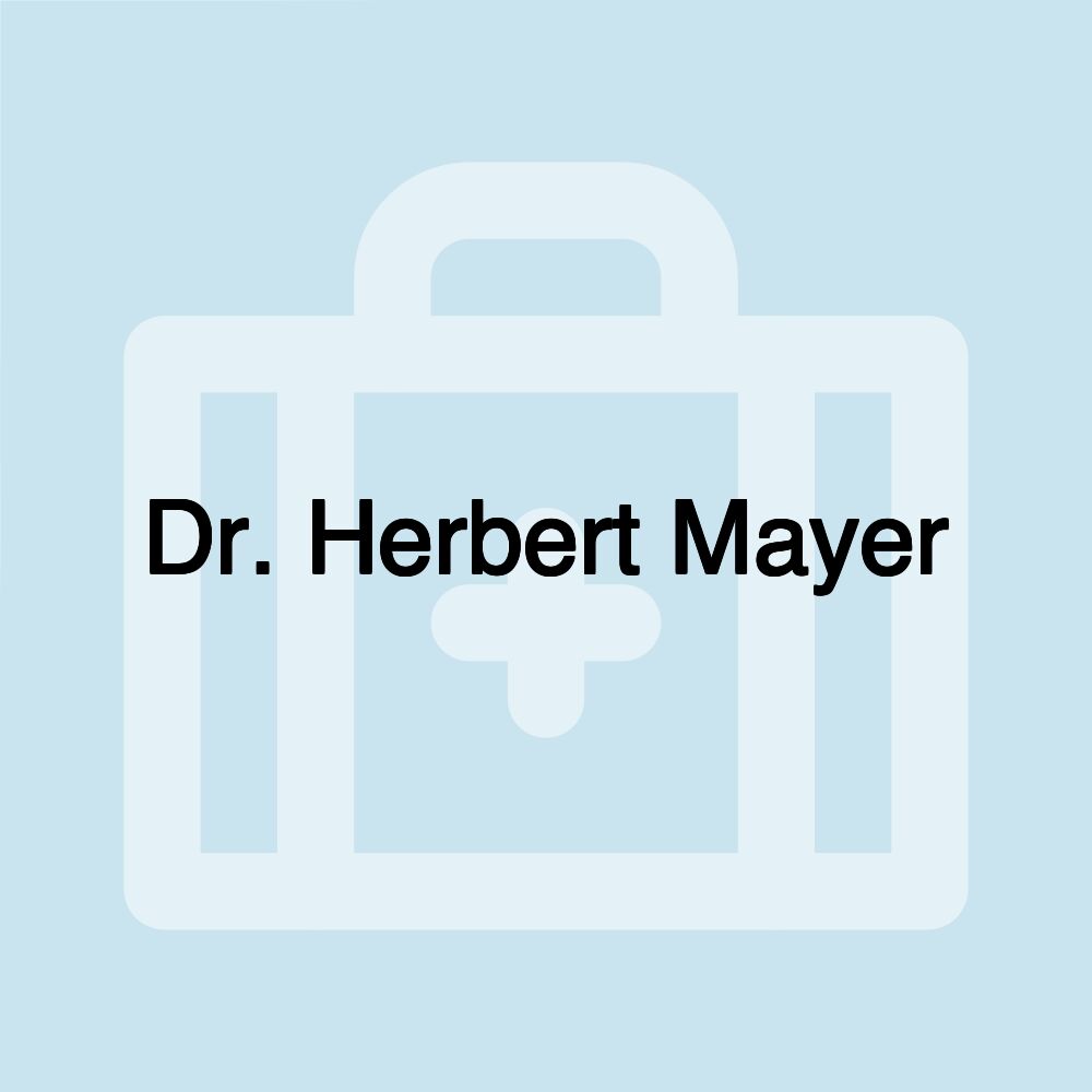 Dr. Herbert Mayer