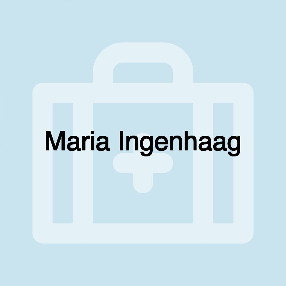 Maria Ingenhaag