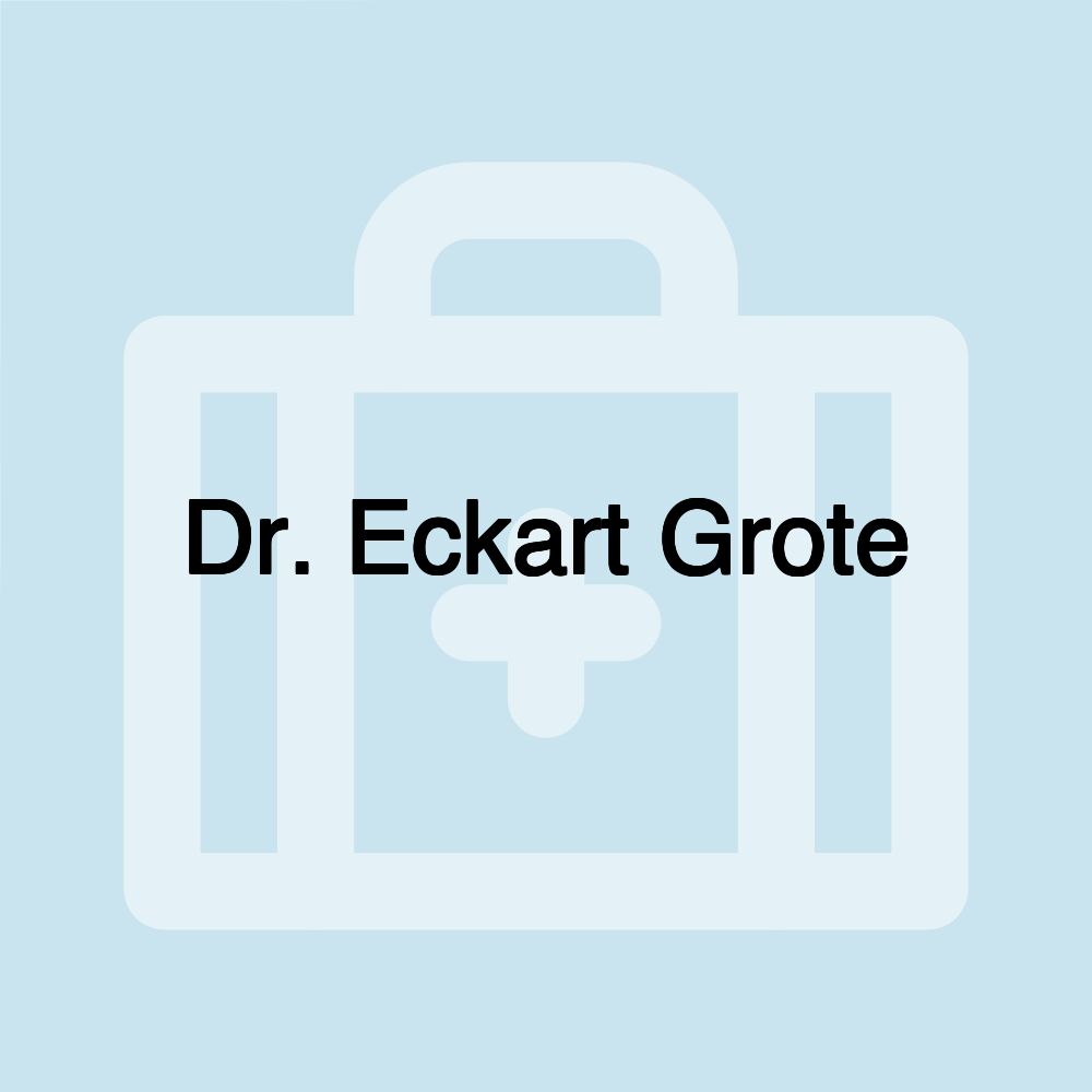 Dr. Eckart Grote