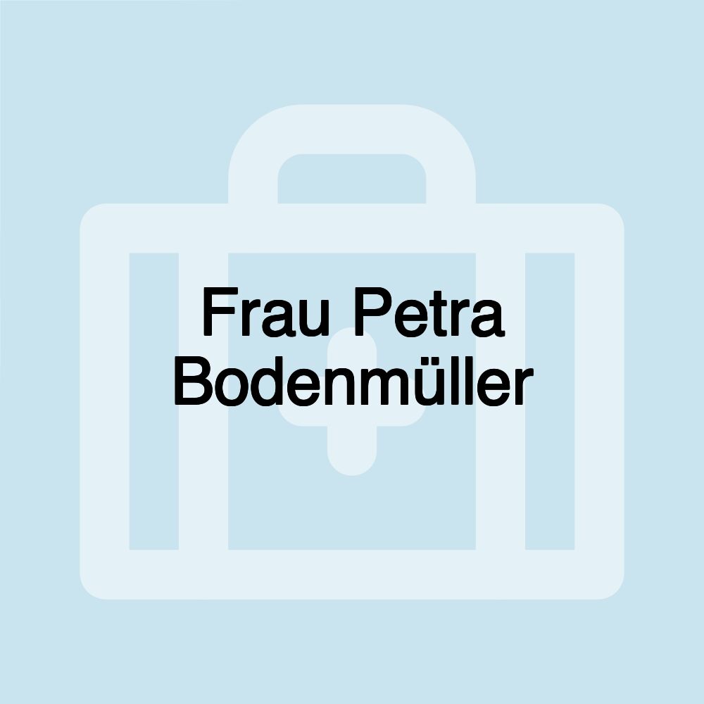 Frau Petra Bodenmüller