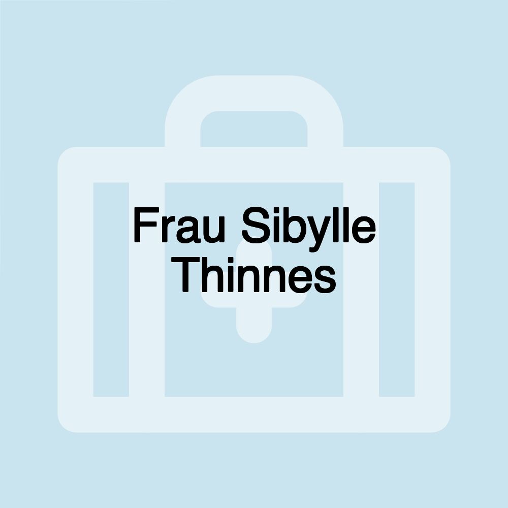 Frau Sibylle Thinnes