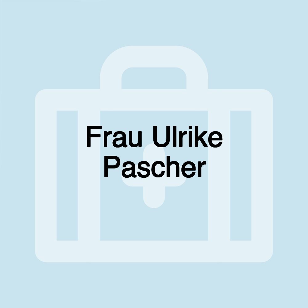 Frau Ulrike Pascher