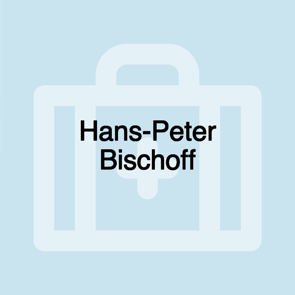 Hans-Peter Bischoff