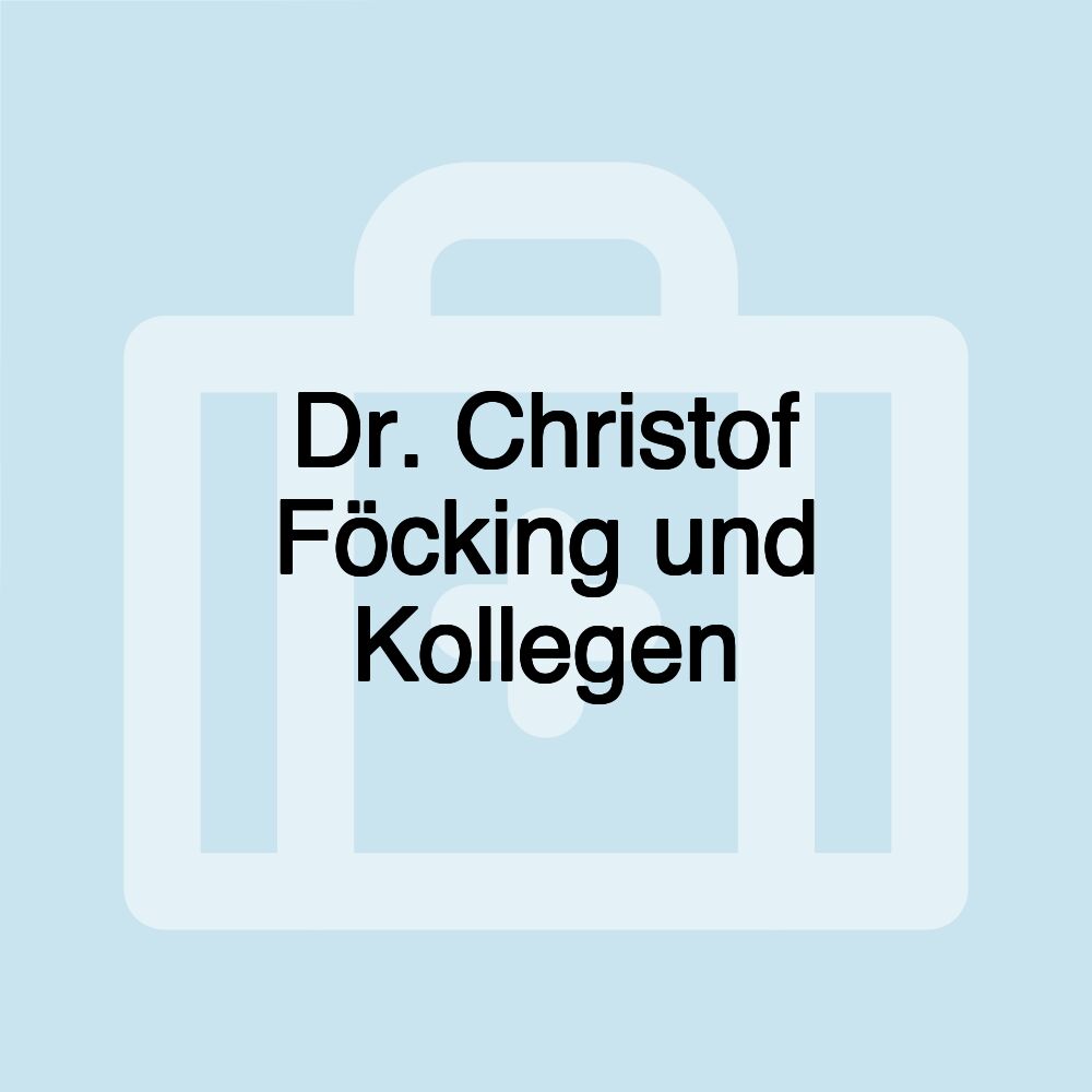 Dr. Christof Föcking und Kollegen