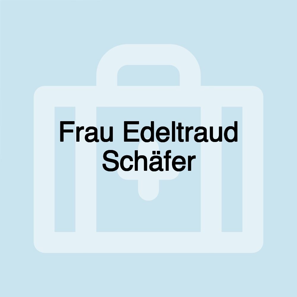 Frau Edeltraud Schäfer