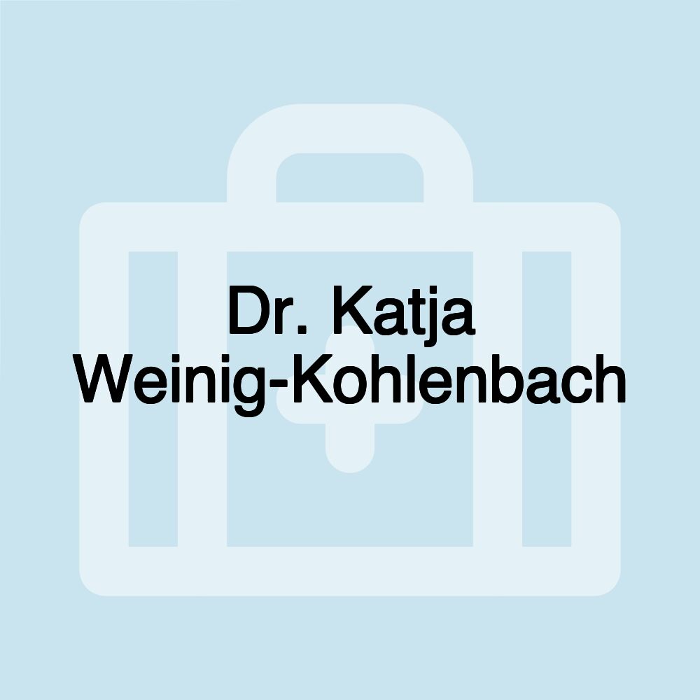 Dr. Katja Weinig-Kohlenbach