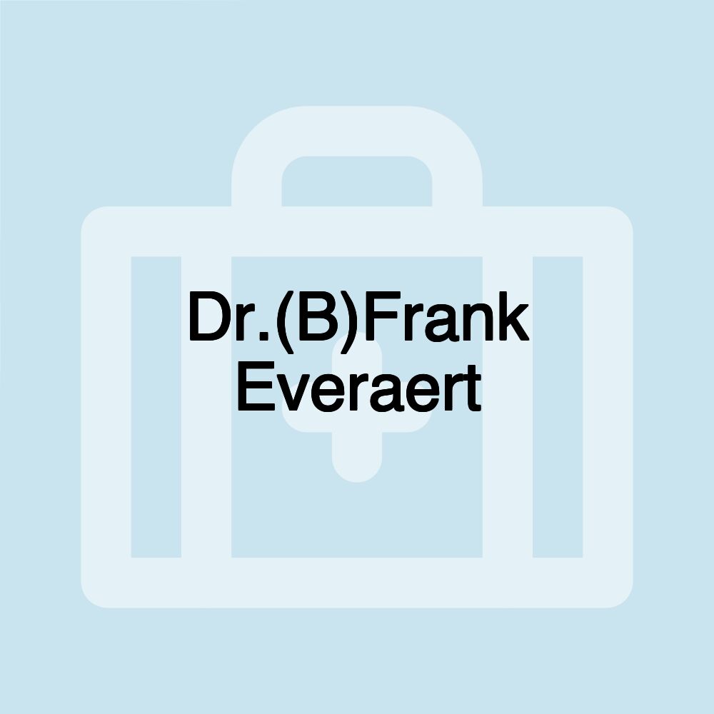 Dr.(B)Frank Everaert