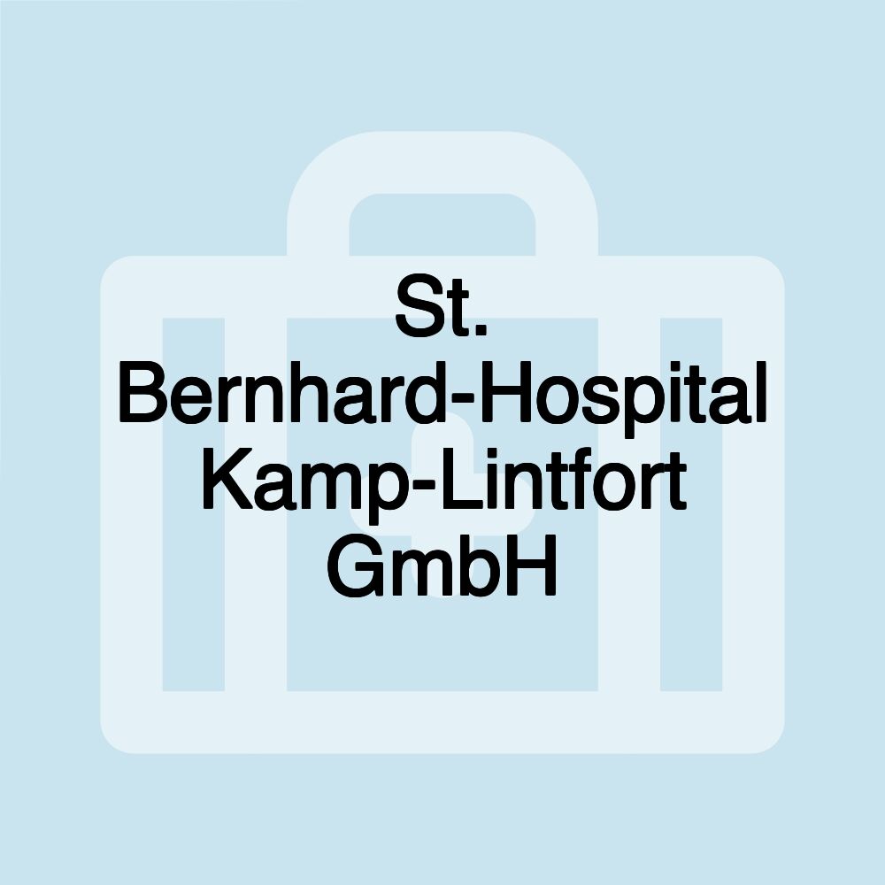 St. Bernhard-Hospital Kamp-Lintfort GmbH