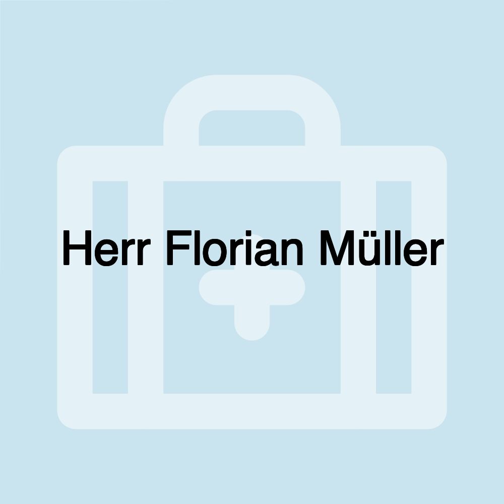 Herr Florian Müller