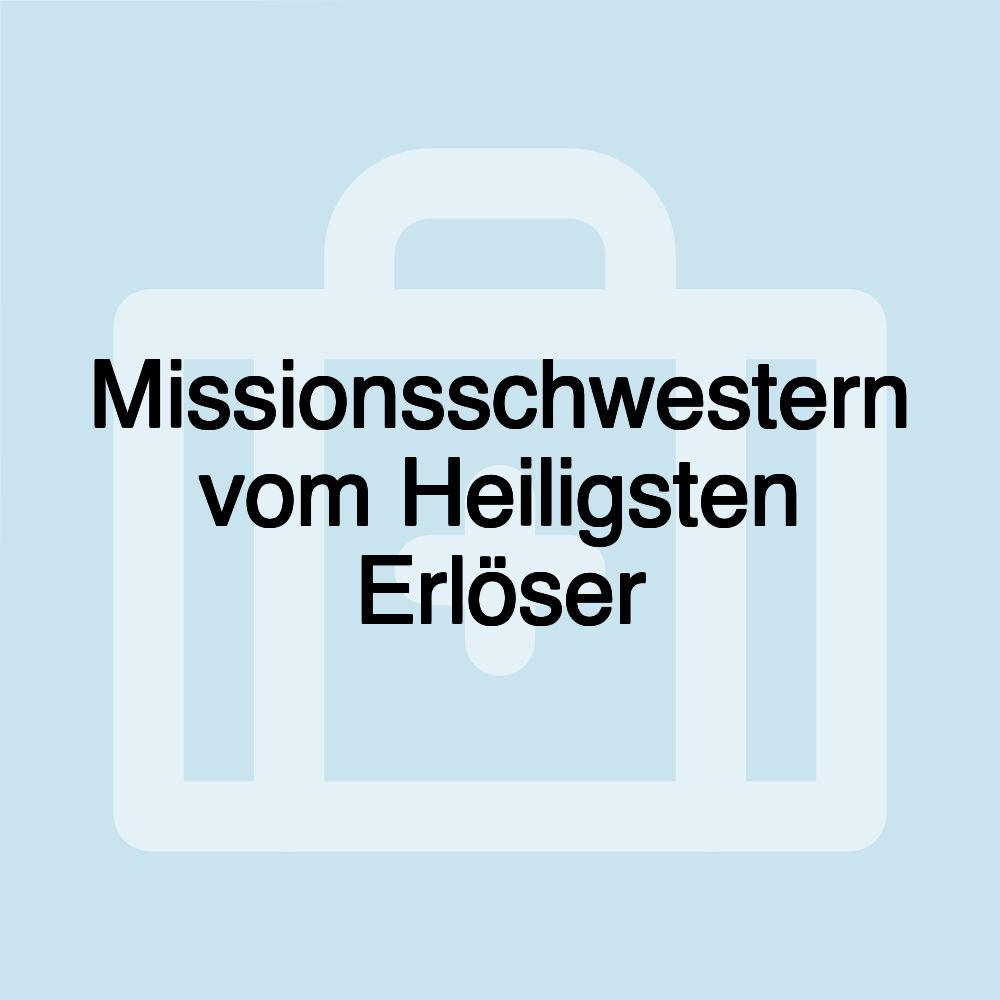 Missionsschwestern vom Heiligsten Erlöser