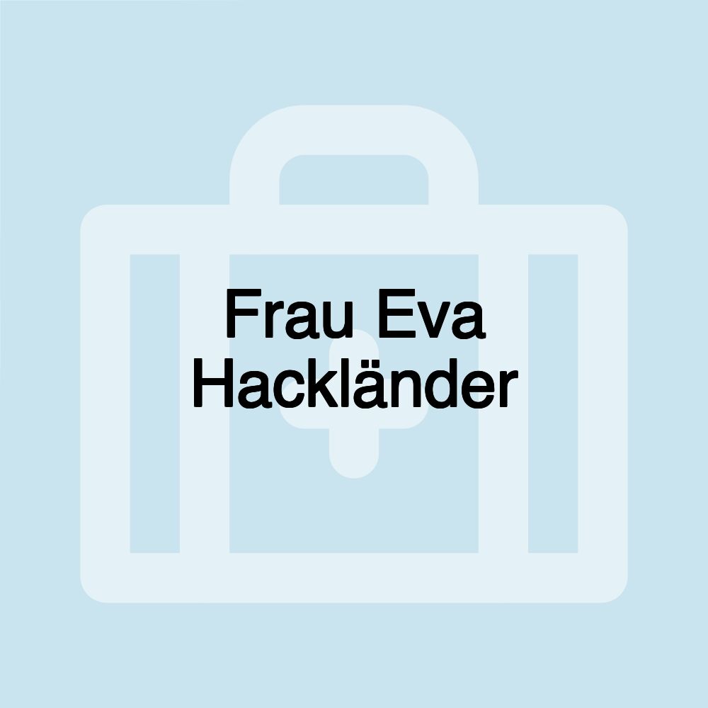 Frau Eva Hackländer