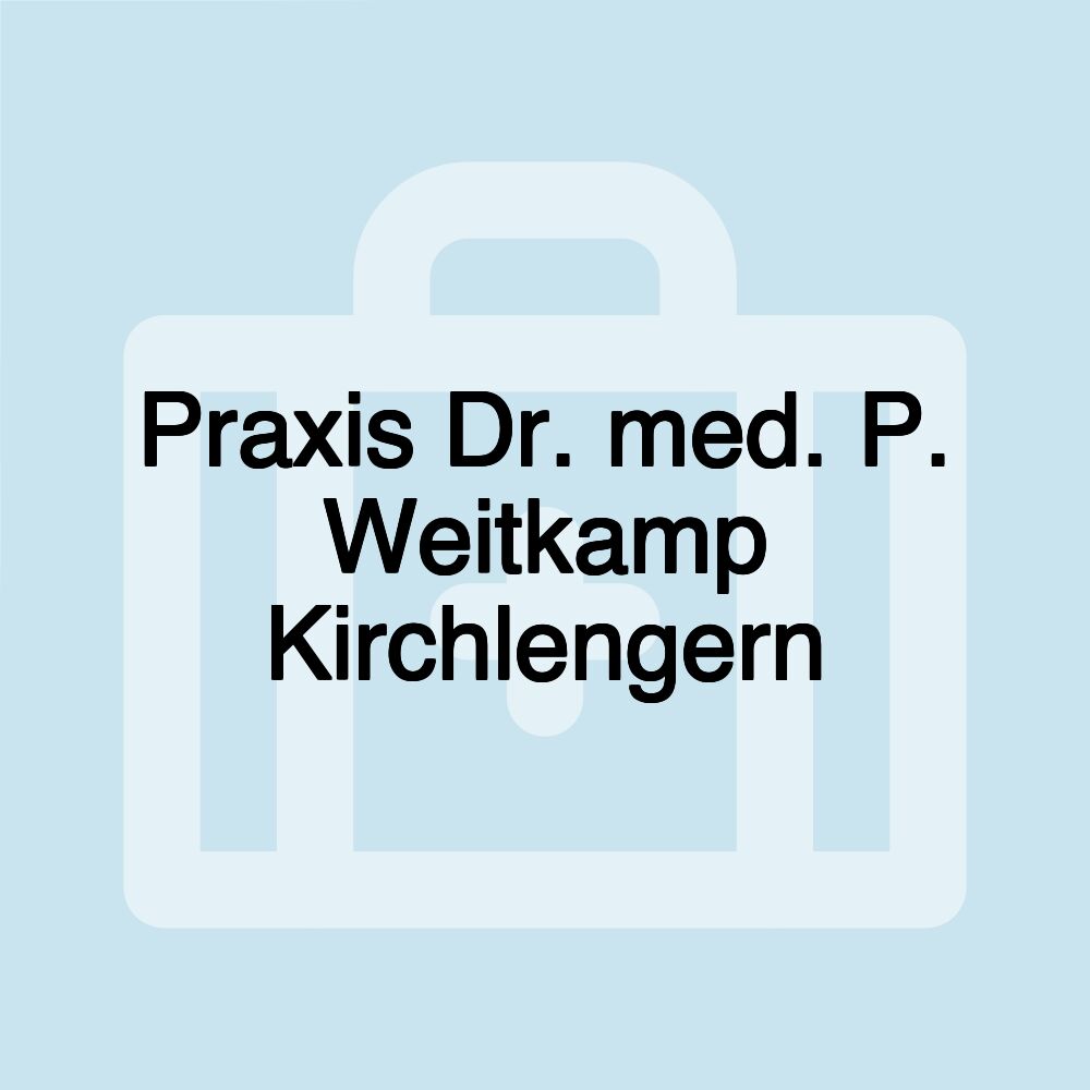 Praxis Dr. med. P. Weitkamp Kirchlengern