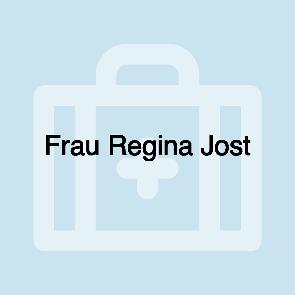 Frau Regina Jost