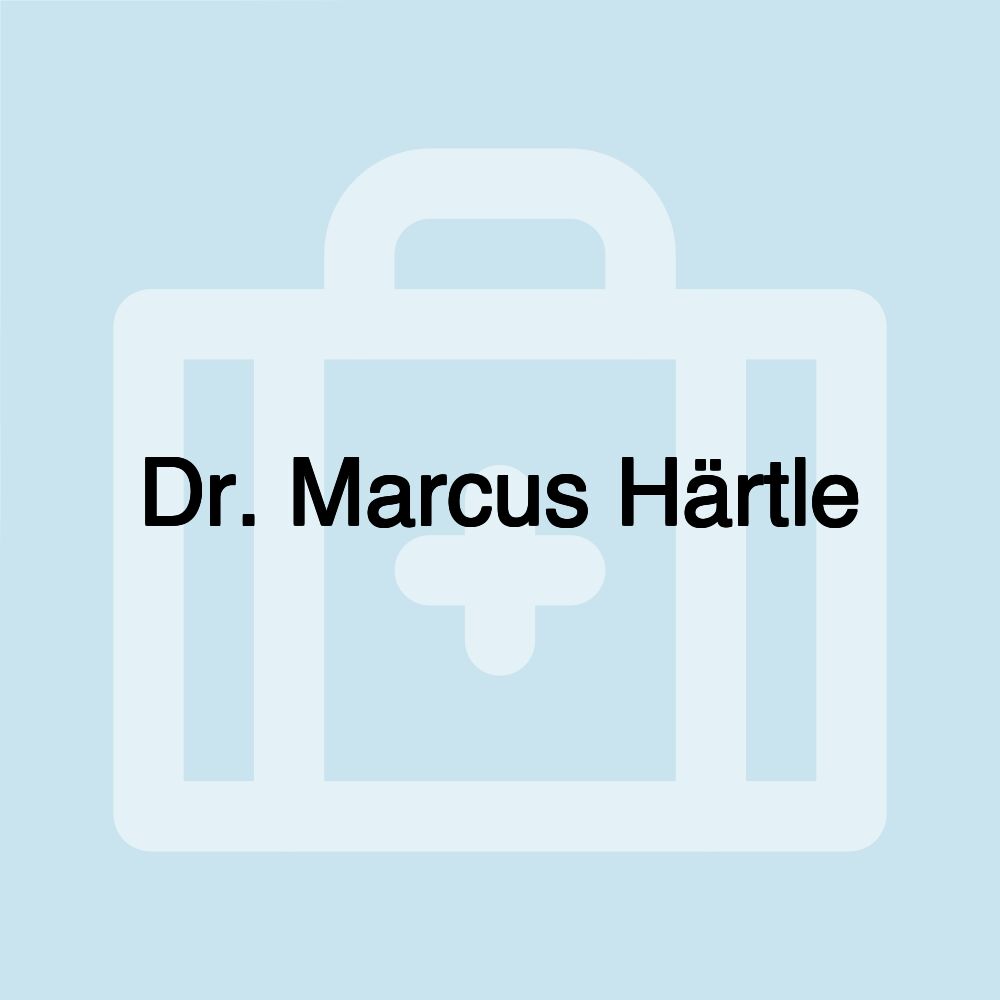 Dr. Marcus Härtle