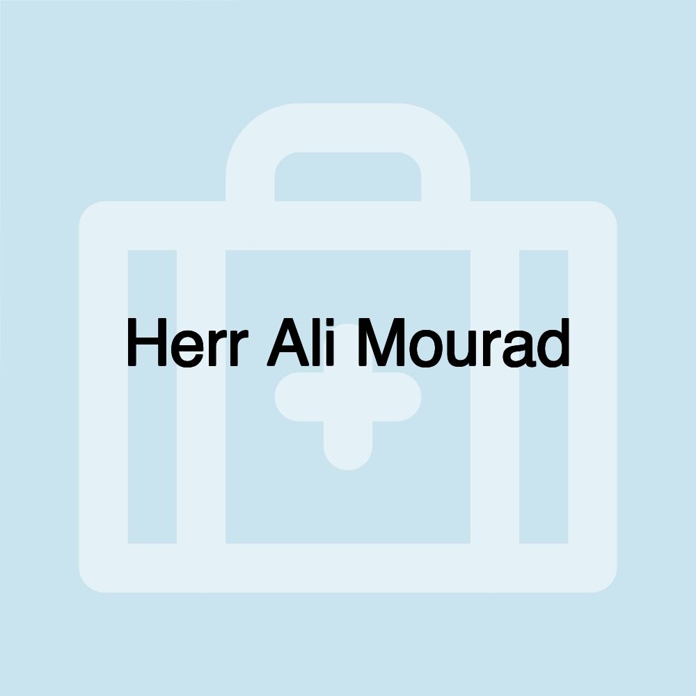 Herr Ali Mourad