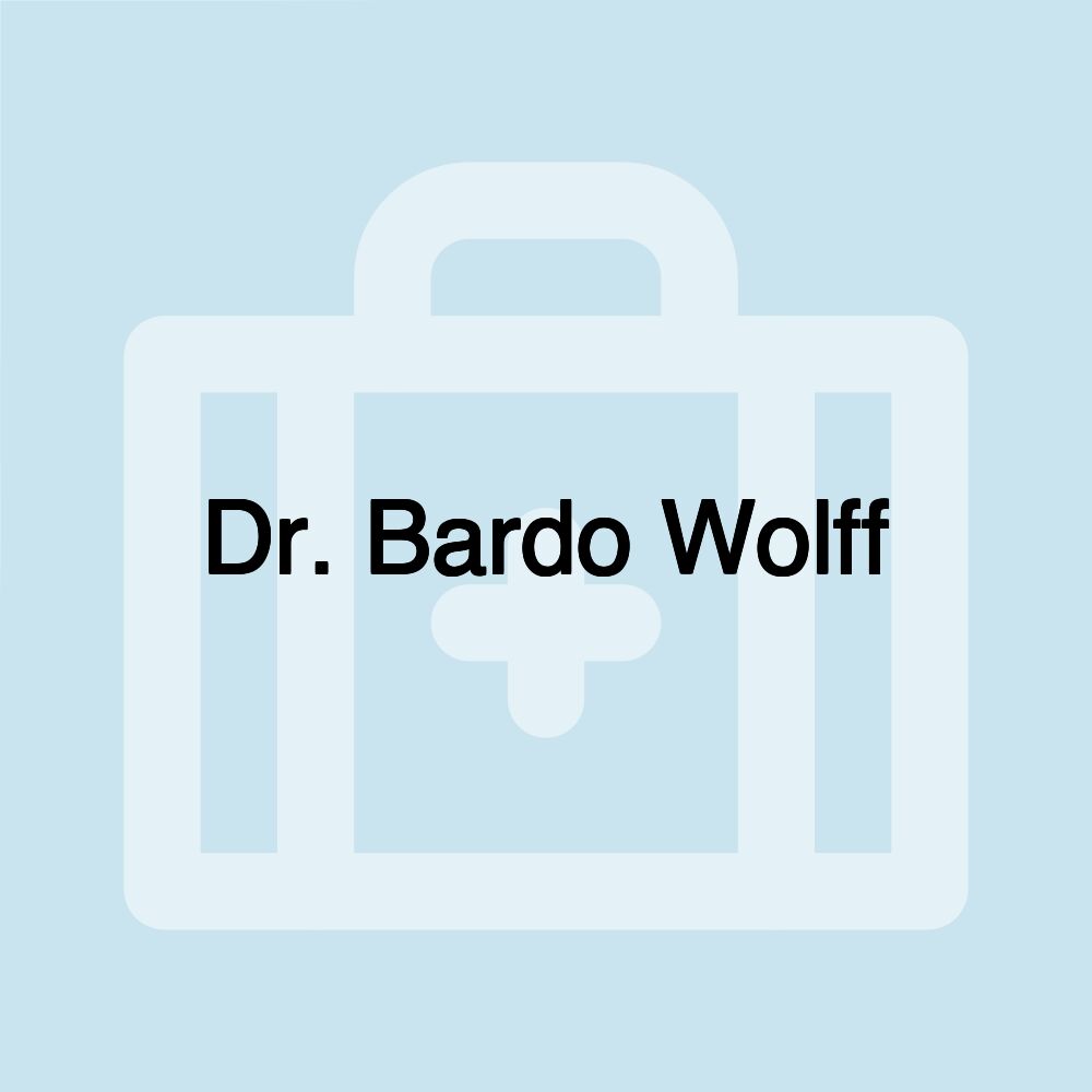 Dr. Bardo Wolff