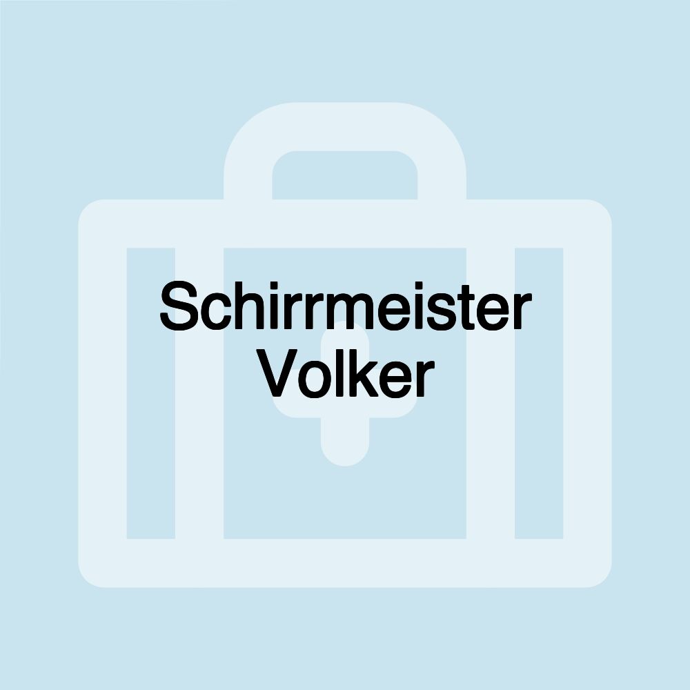 Schirrmeister Volker