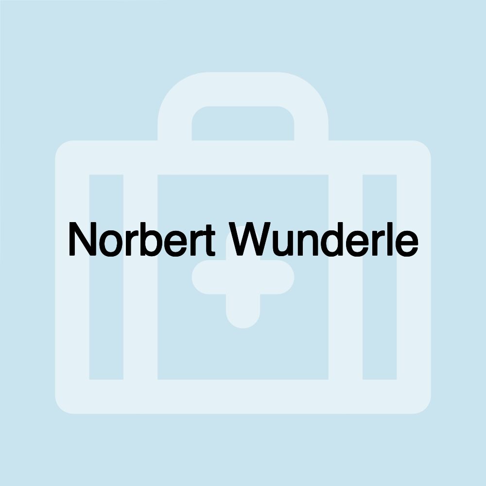 Norbert Wunderle