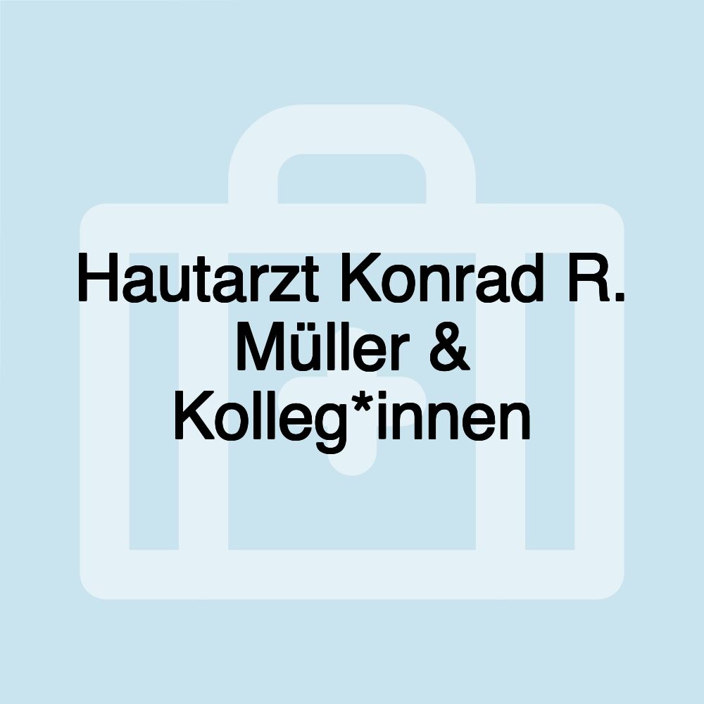 Hautarzt Konrad R. Müller & Kolleg*innen