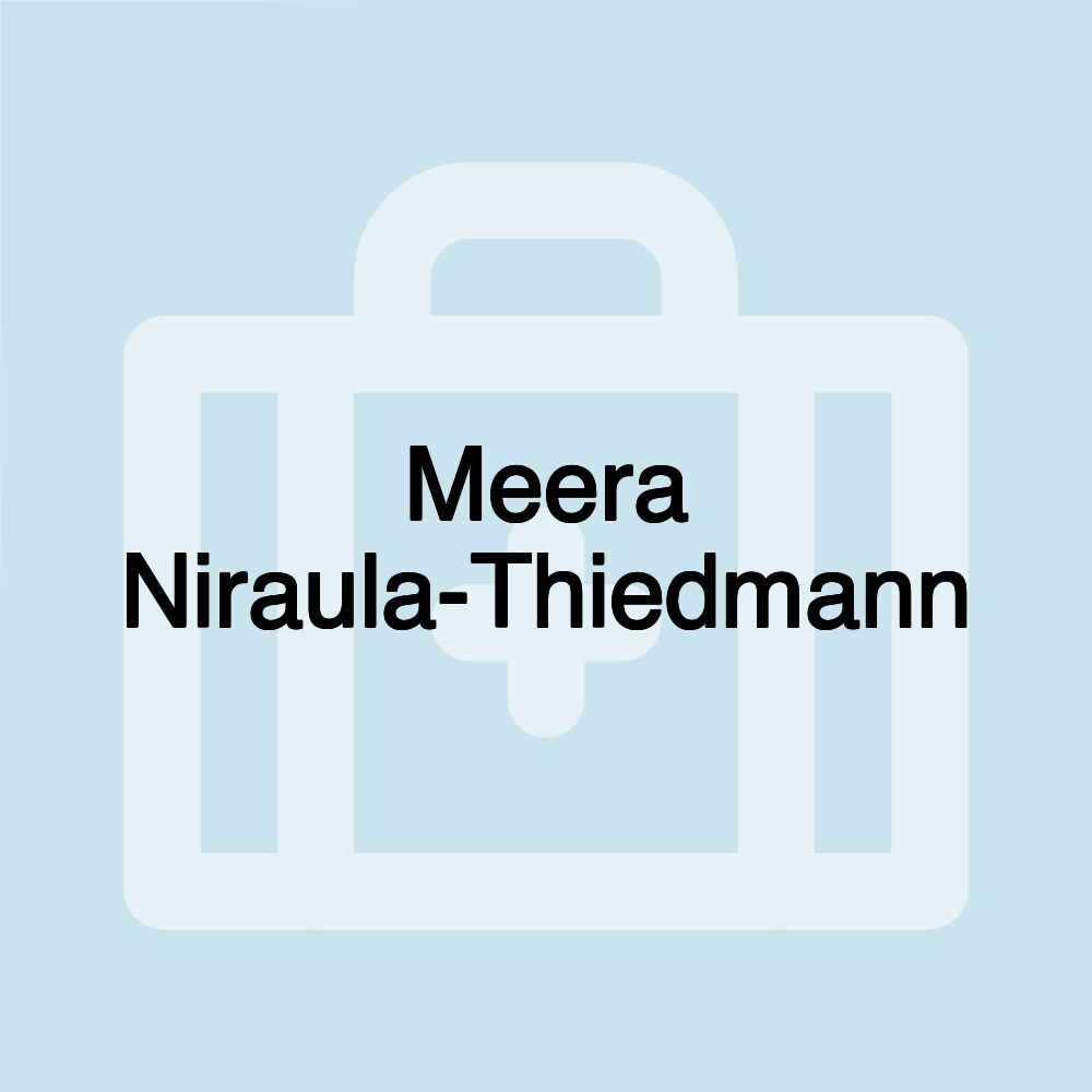 Meera Niraula-Thiedmann