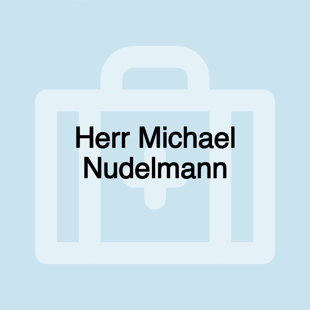 Herr Michael Nudelmann