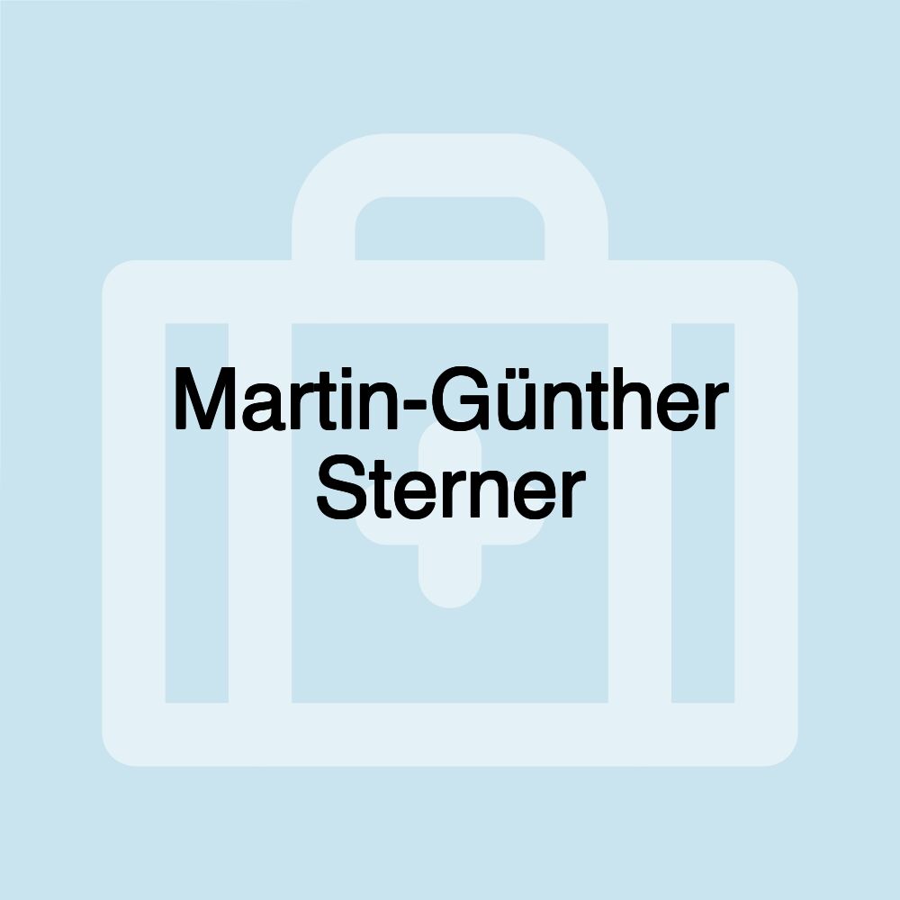 Martin-Günther Sterner