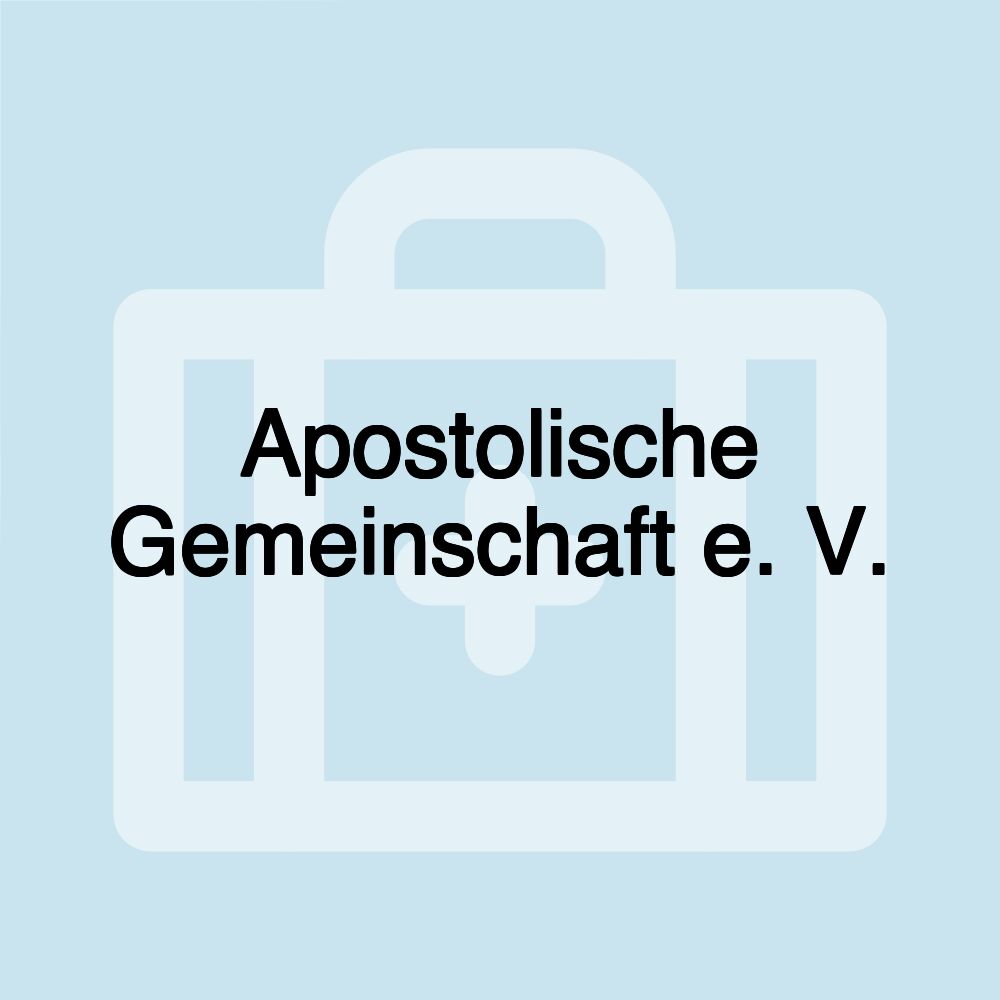 Apostolische Gemeinschaft e. V.