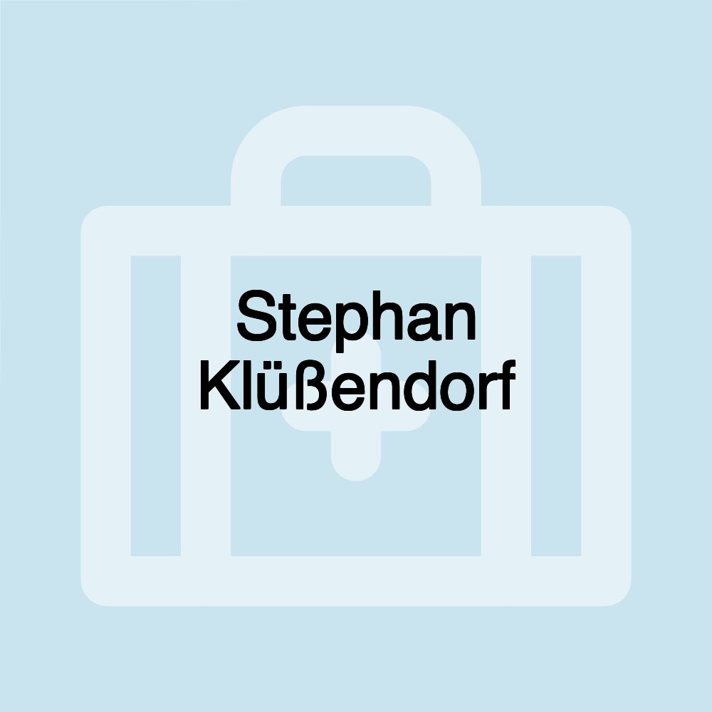 Stephan Klüßendorf