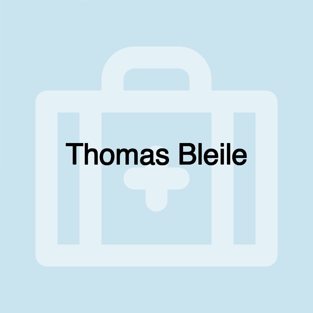 Thomas Bleile