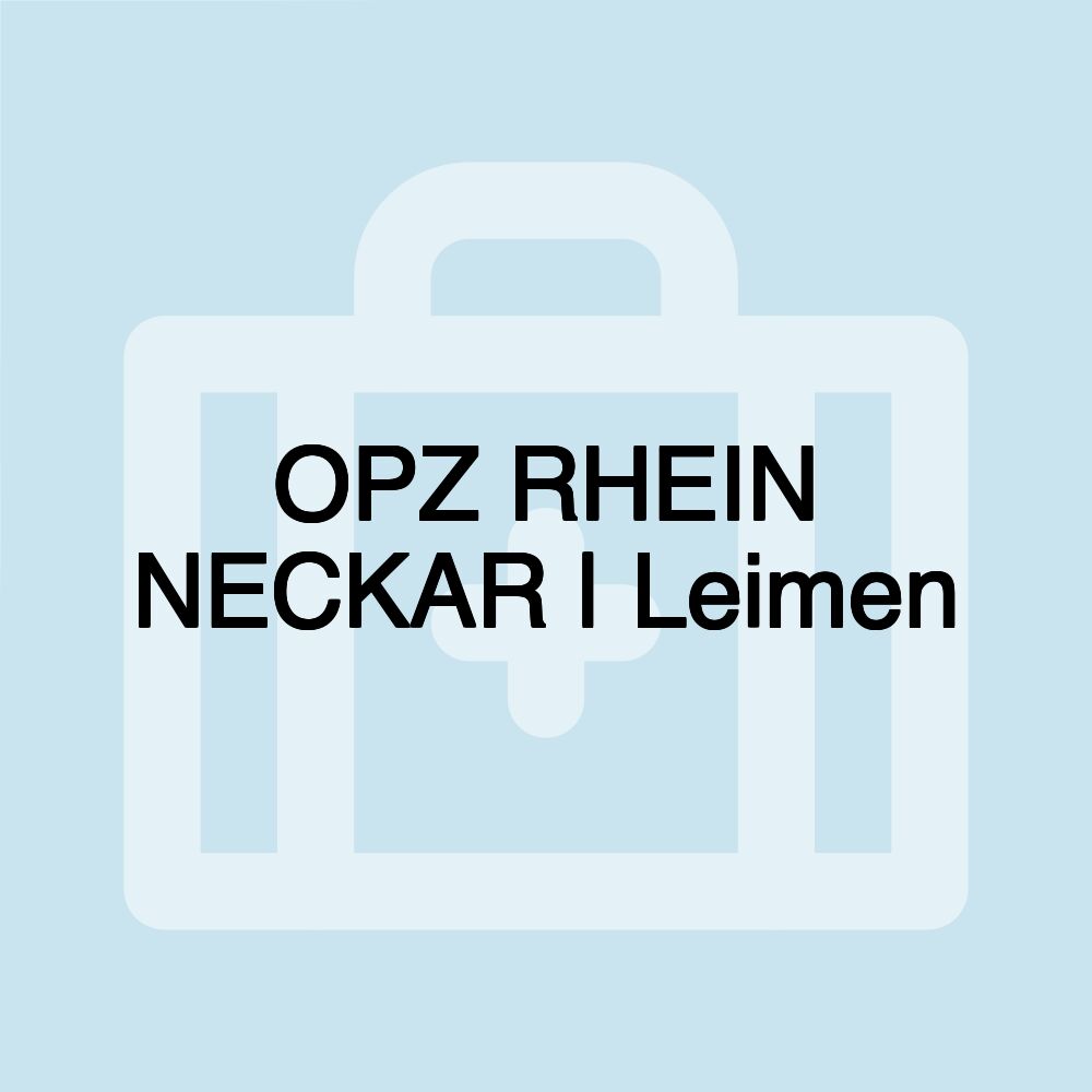 OPZ RHEIN NECKAR | Leimen