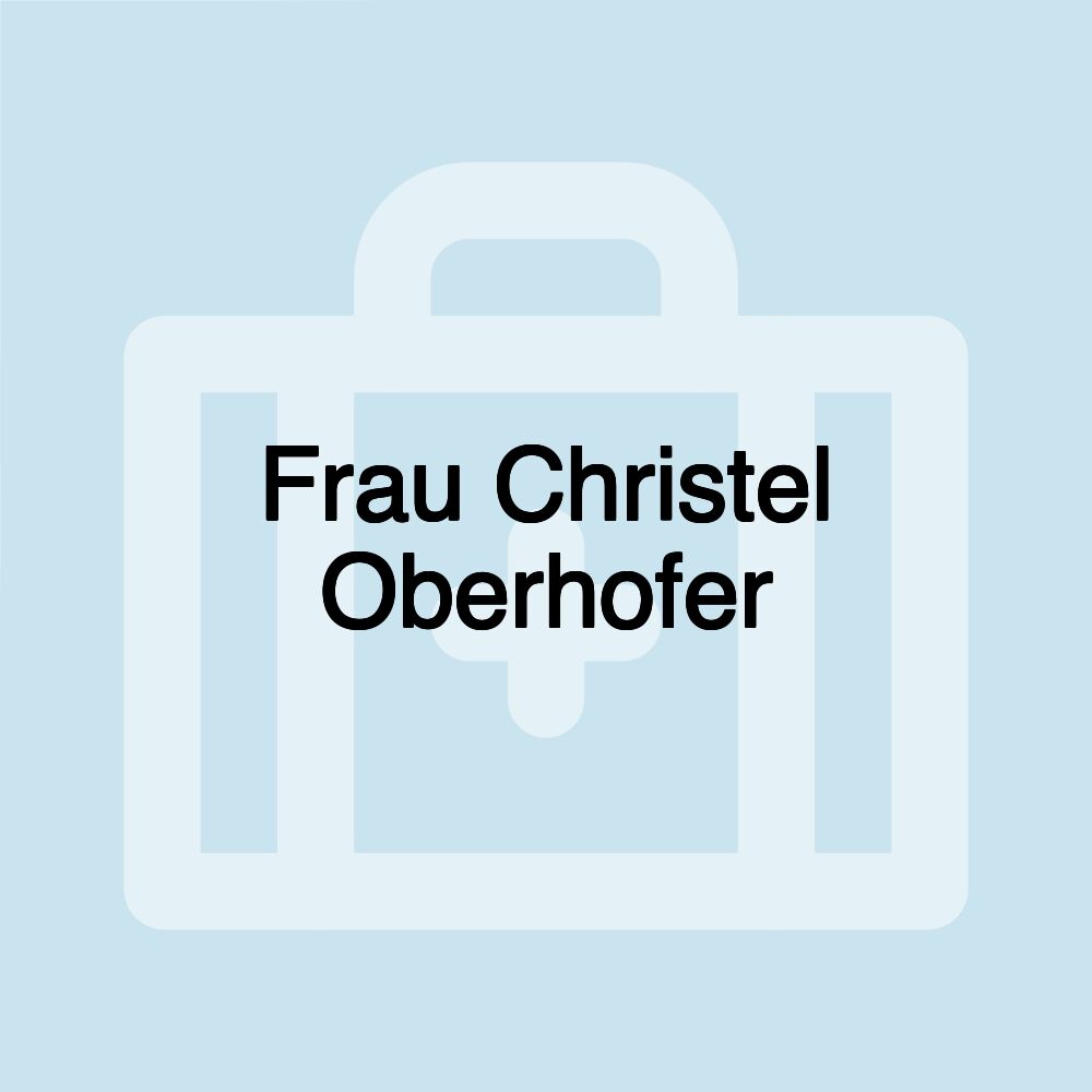 Frau Christel Oberhofer