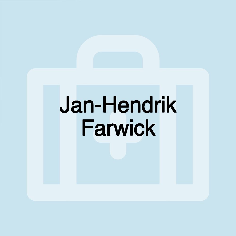 Jan-Hendrik Farwick