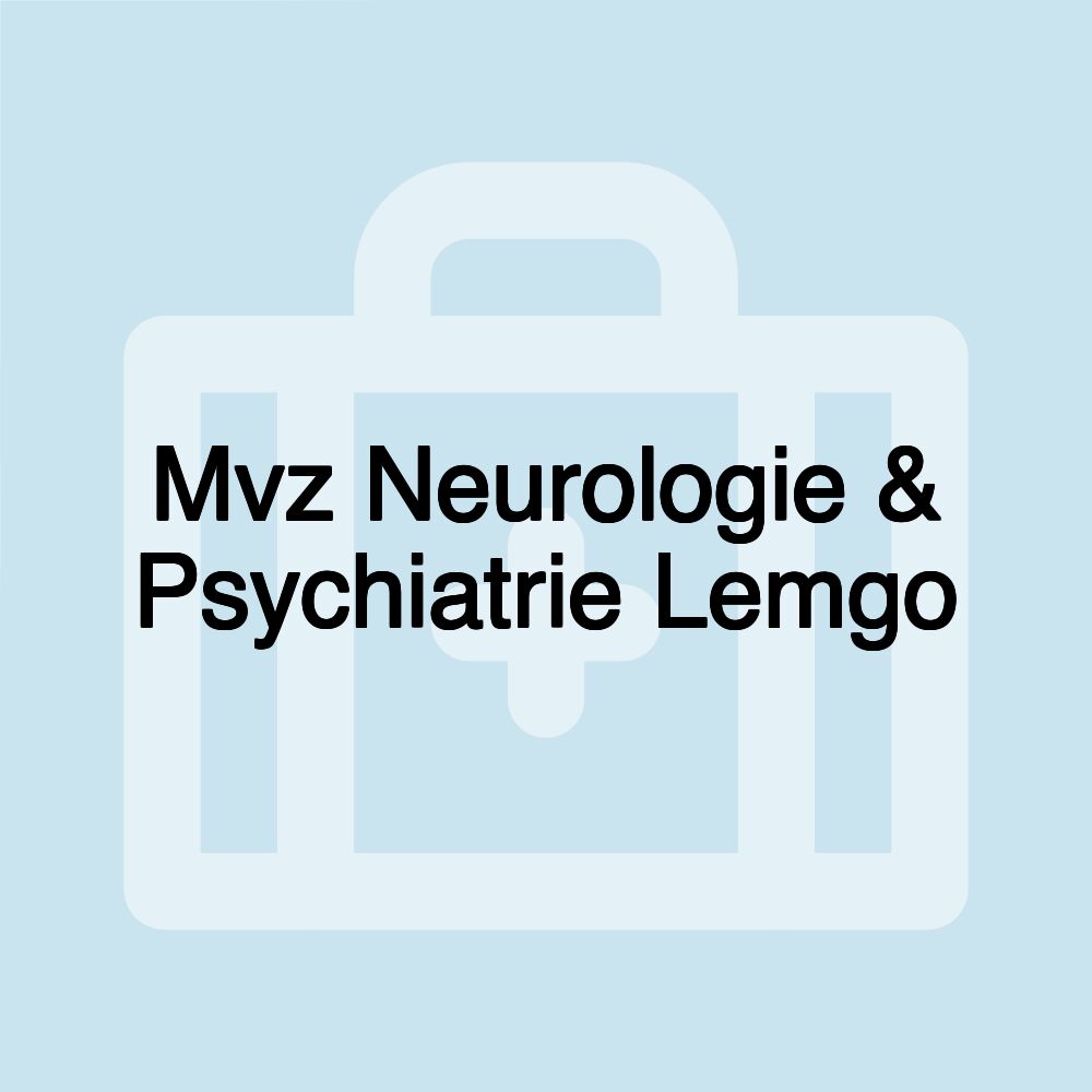 Mvz Neurologie & Psychiatrie Lemgo