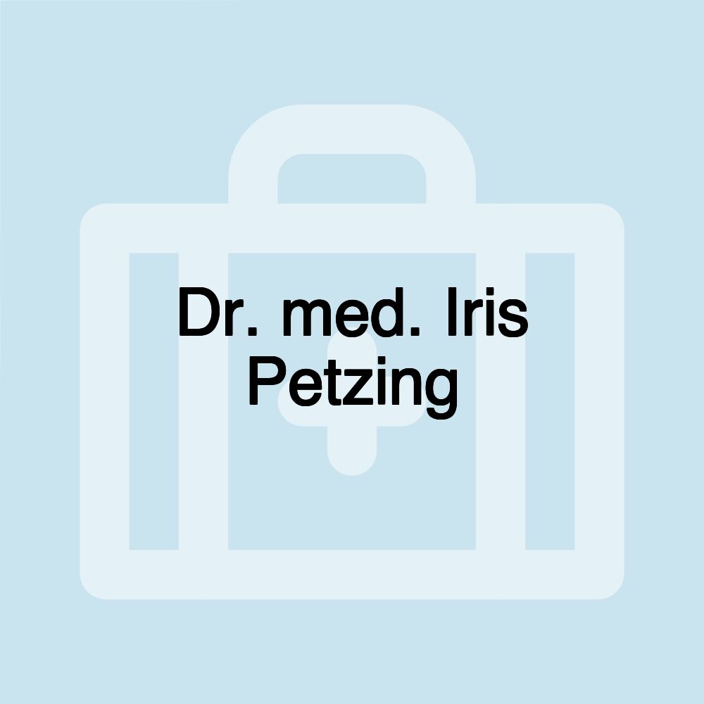 Dr. med. Iris Petzing