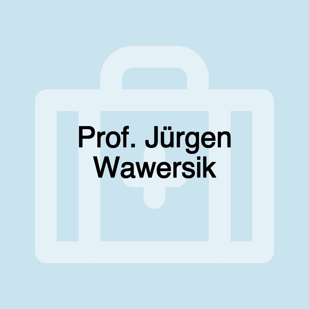 Prof. Jürgen Wawersik