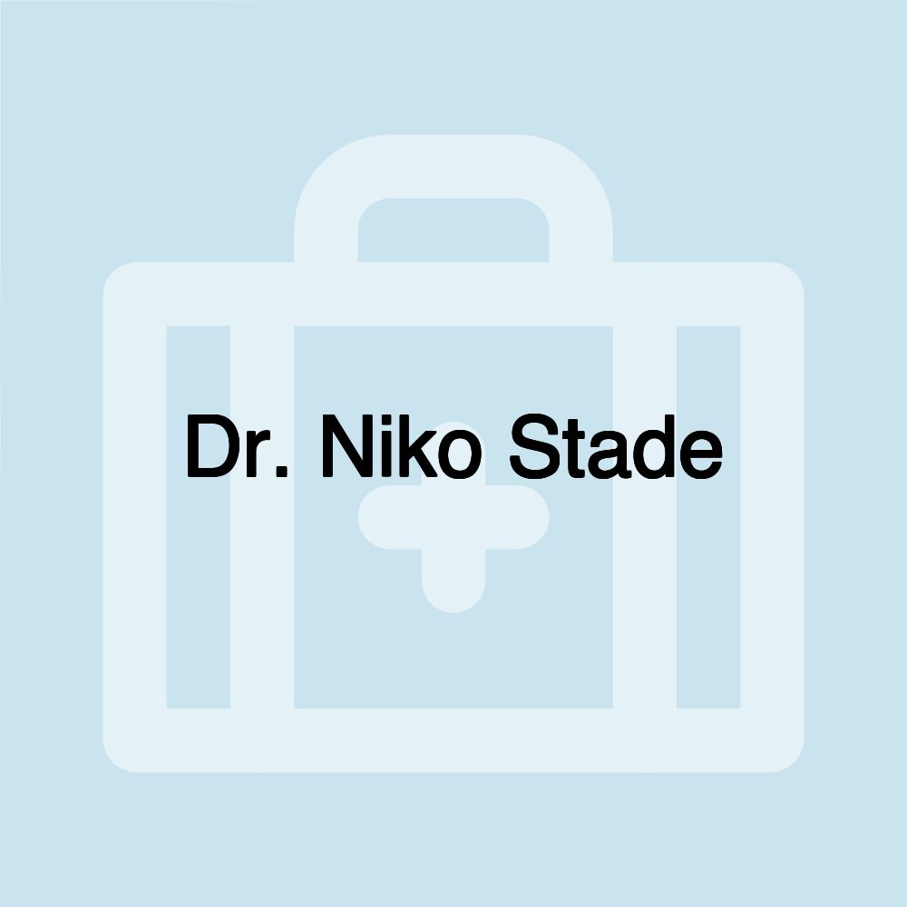 Dr. Niko Stade