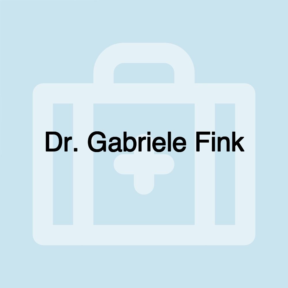 Dr. Gabriele Fink