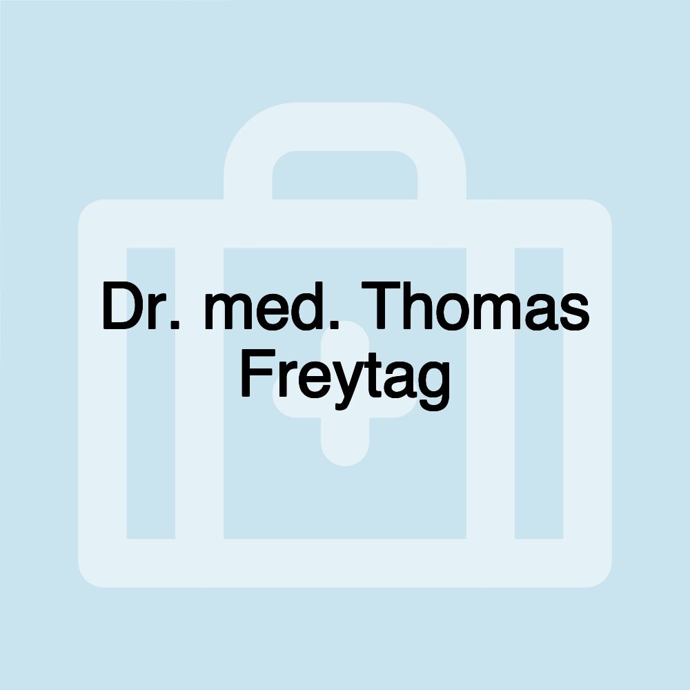 Dr. med. Thomas Freytag