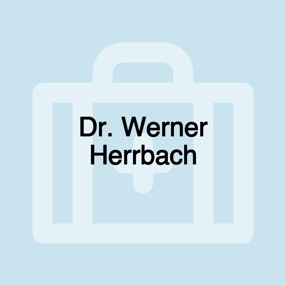 Dr. Werner Herrbach