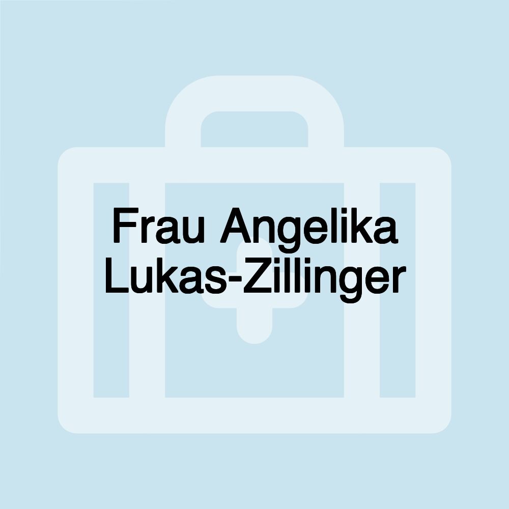 Frau Angelika Lukas-Zillinger