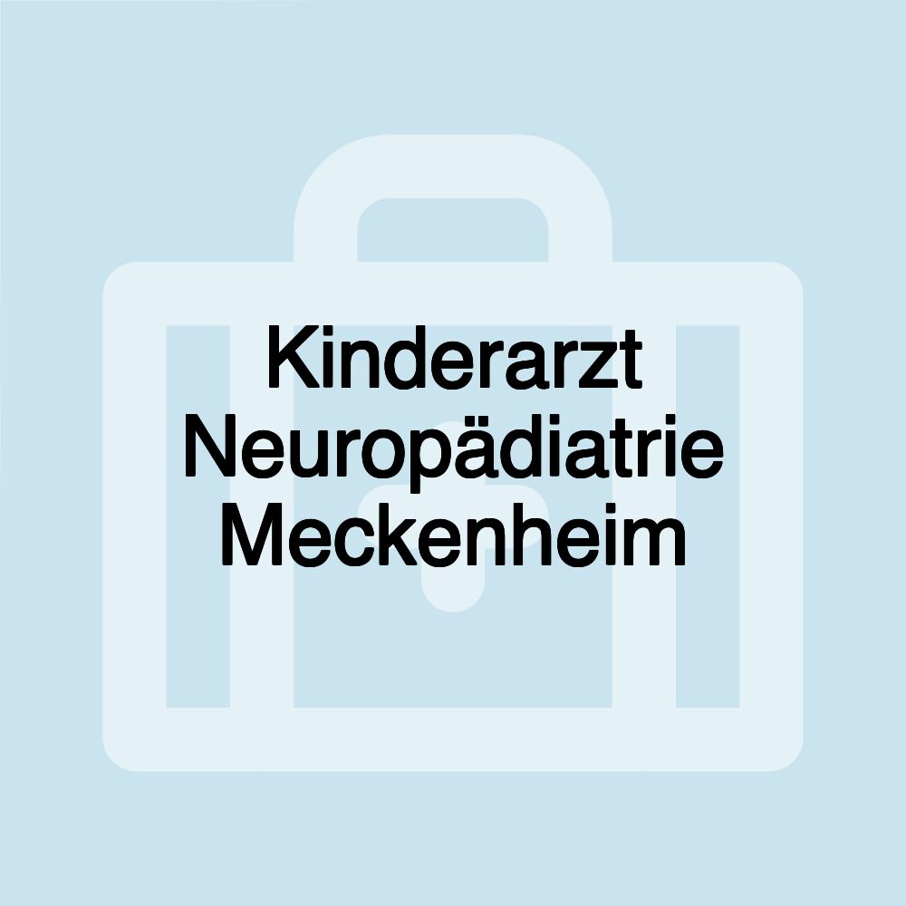 Kinderarzt Neuropädiatrie Meckenheim