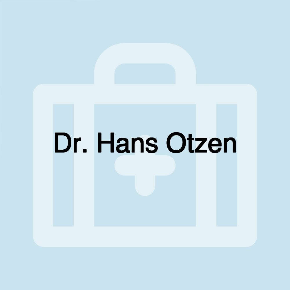 Dr. Hans Otzen