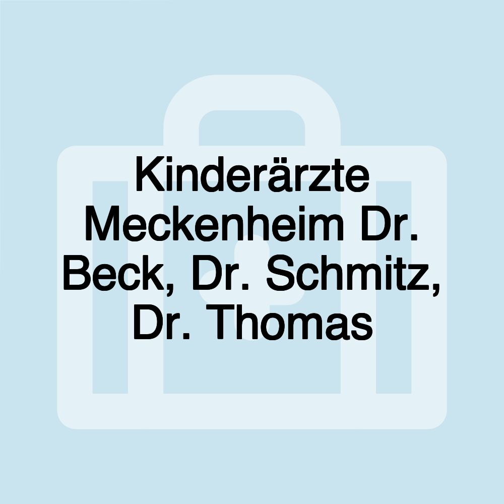 Kinderärzte Meckenheim Dr. Beck, Dr. Schmitz, Dr. Thomas