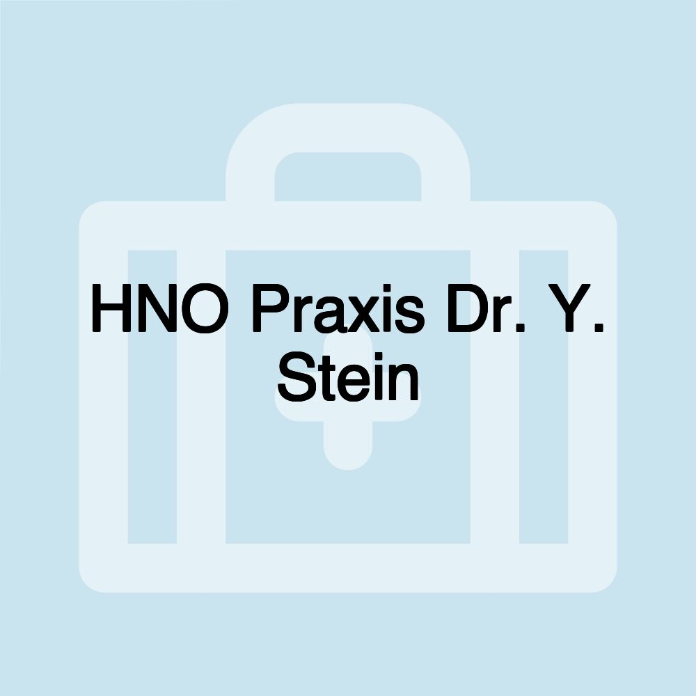 HNO Praxis Dr. Y. Stein