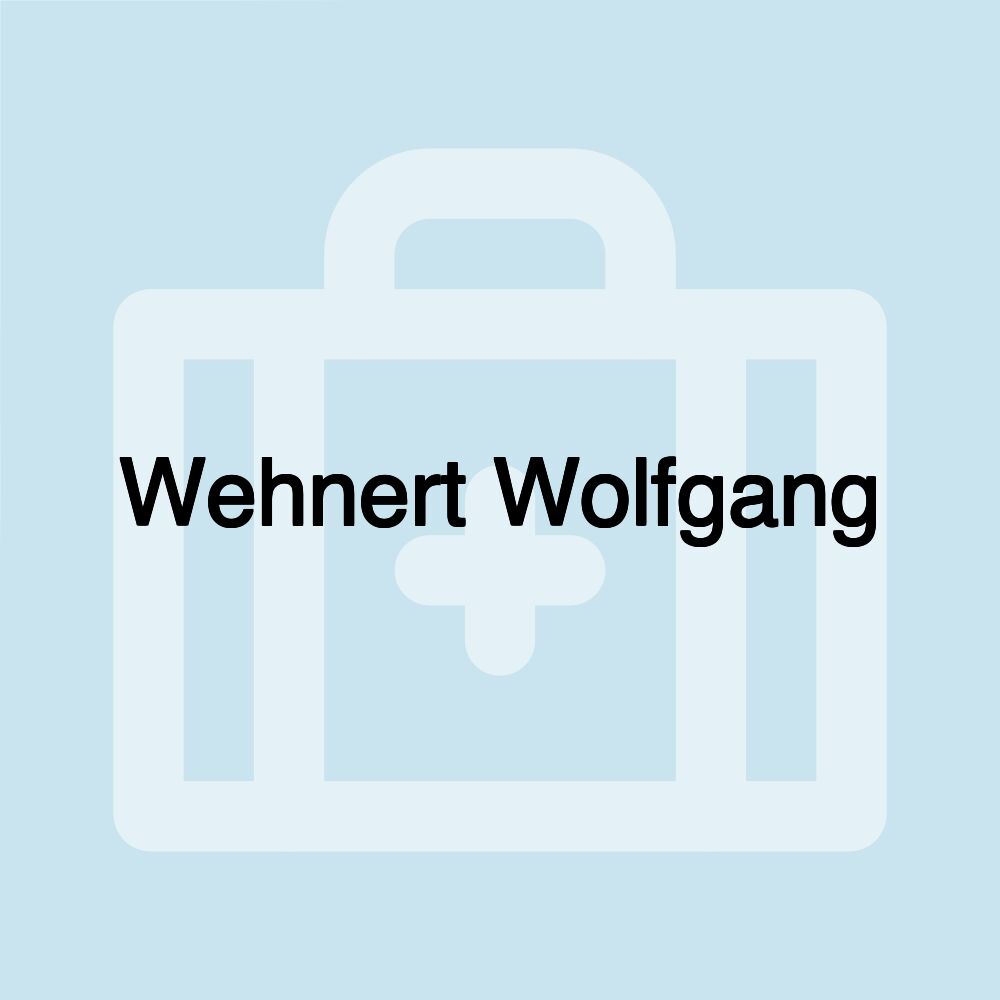 Wehnert Wolfgang