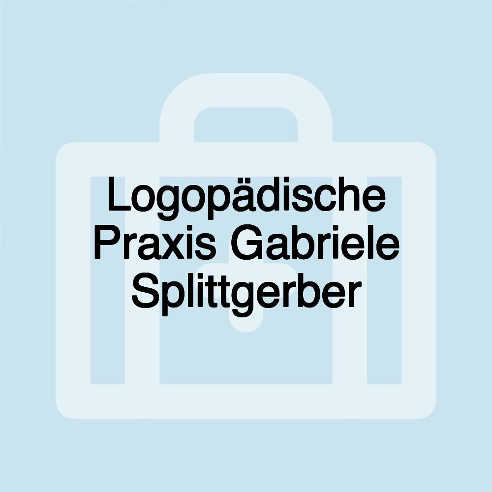 Logopädische Praxis Gabriele Splittgerber