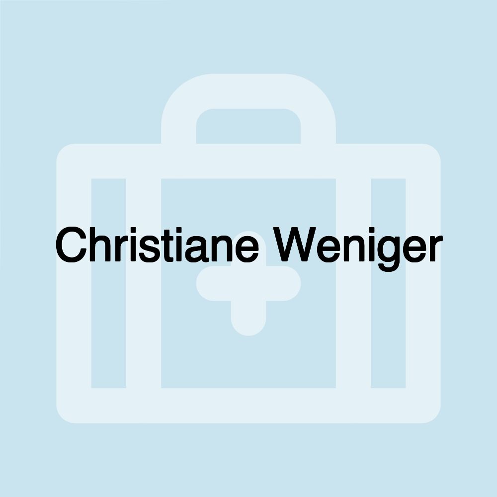 Christiane Weniger