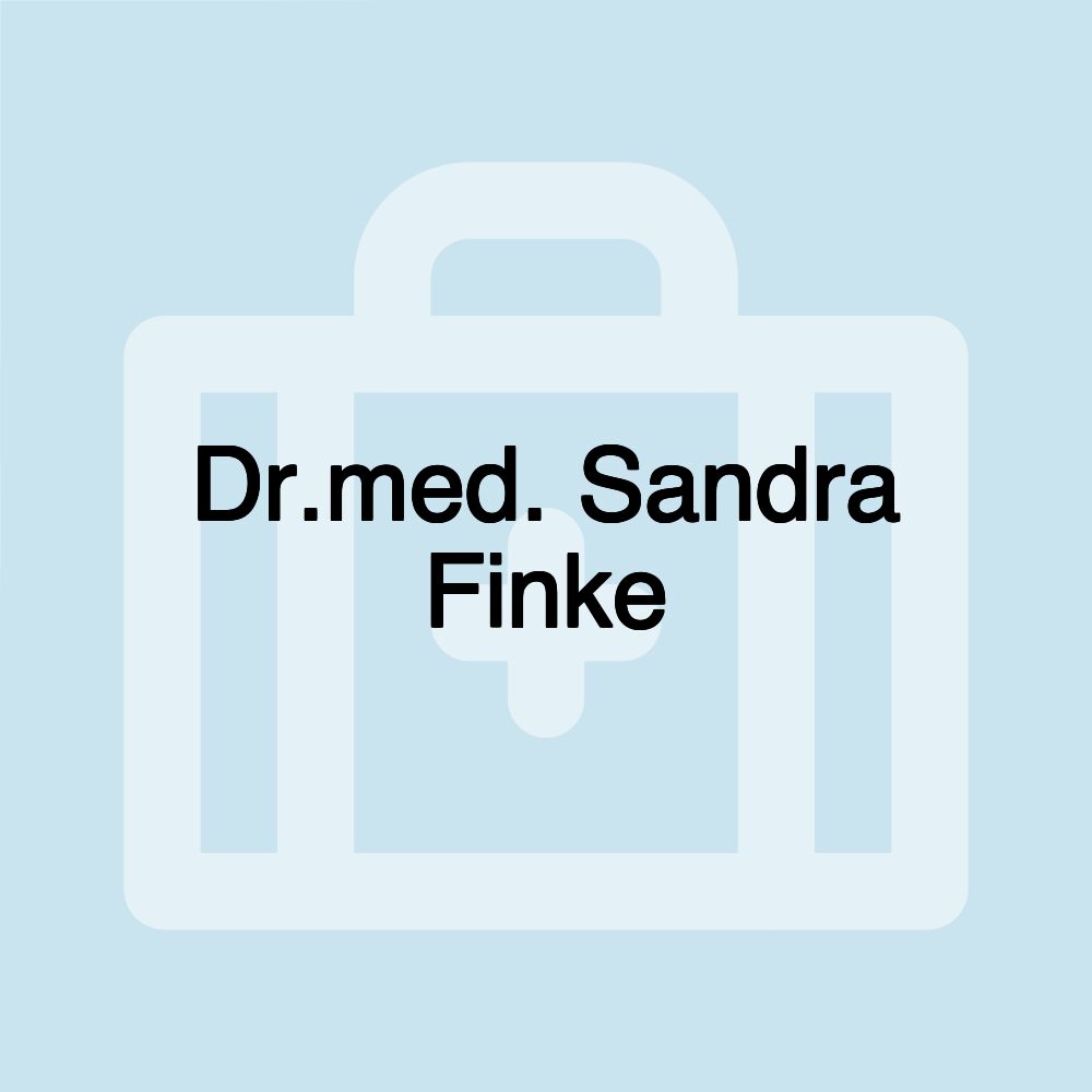 Dr.med. Sandra Finke