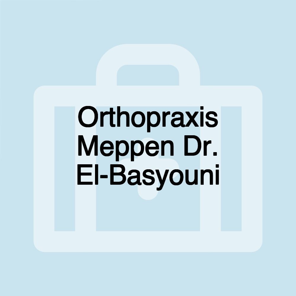 Orthopraxis Meppen Dr. El-Basyouni